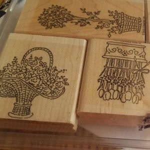 Stampin up Retired Heart Blossoms